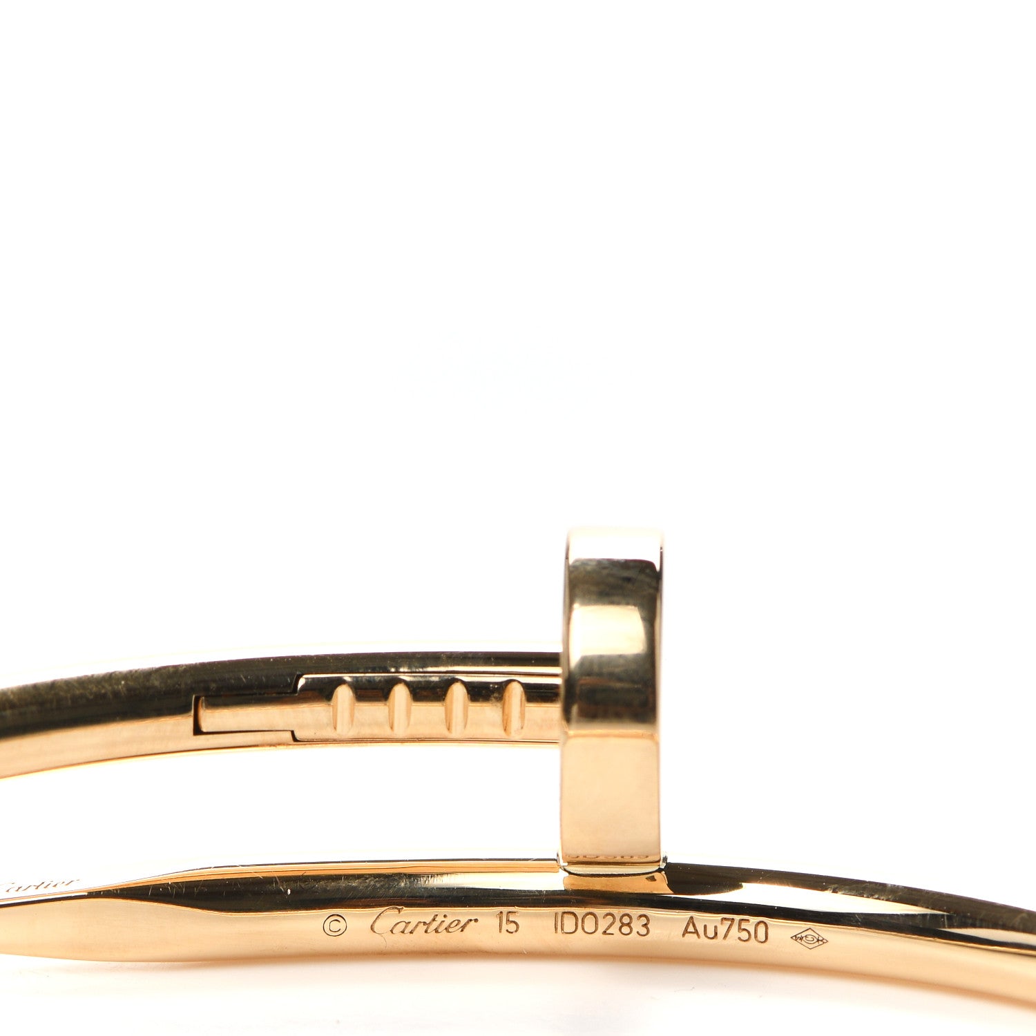 Cartier 18K Yellow Gold Juste Un Clou Bracelet 15 4 of 6