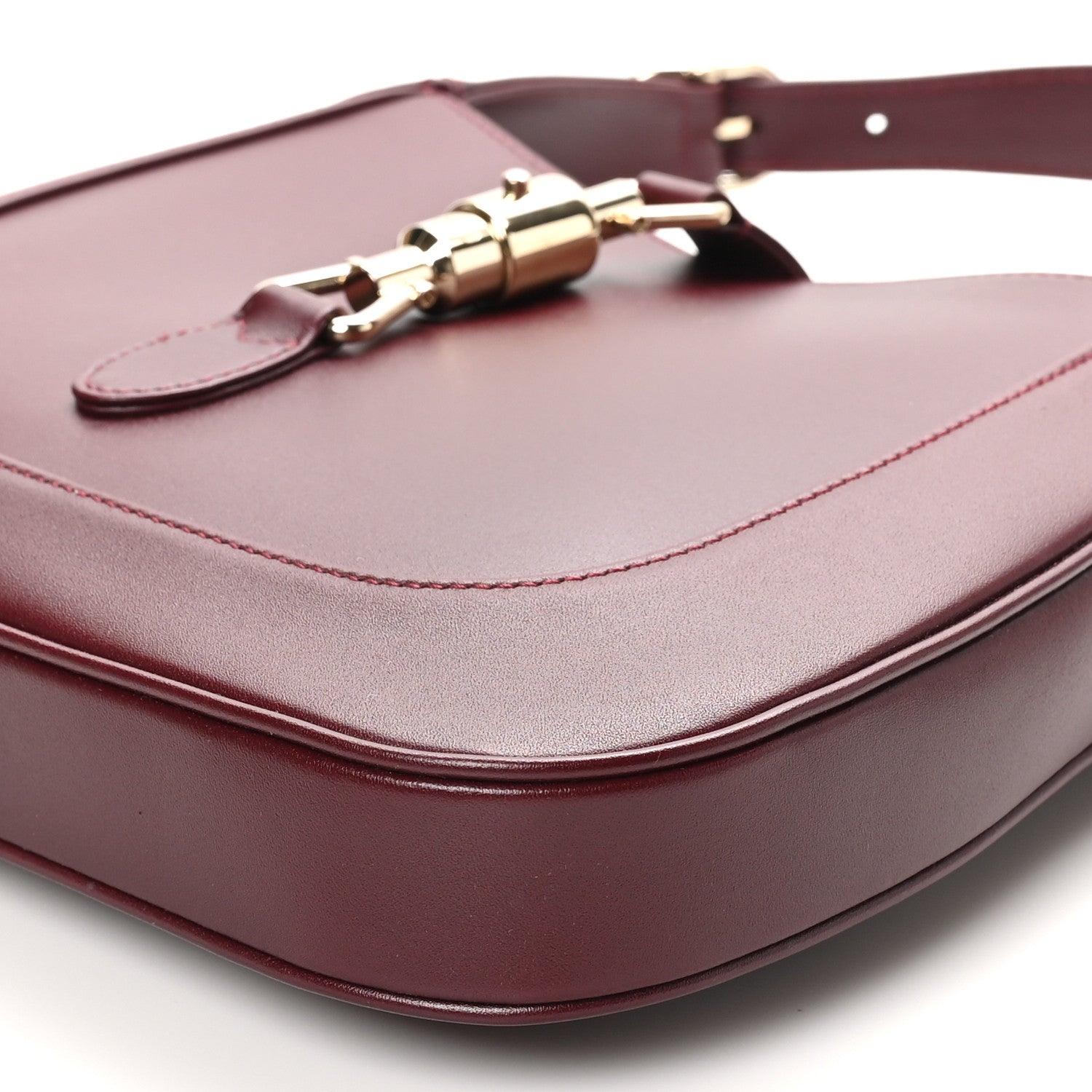 Gucci Ancora Calfskin Web Medium Jackie 1961 Hobo Rosso 11 of 11