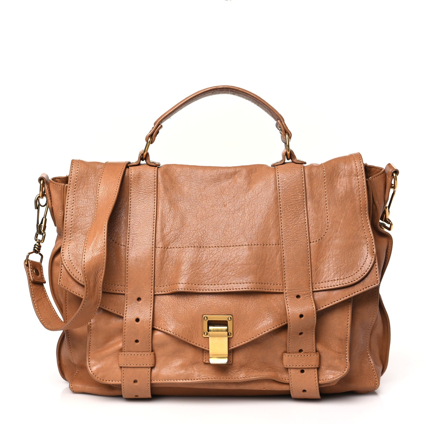Lambskin Large PS1 Satchel Saddle