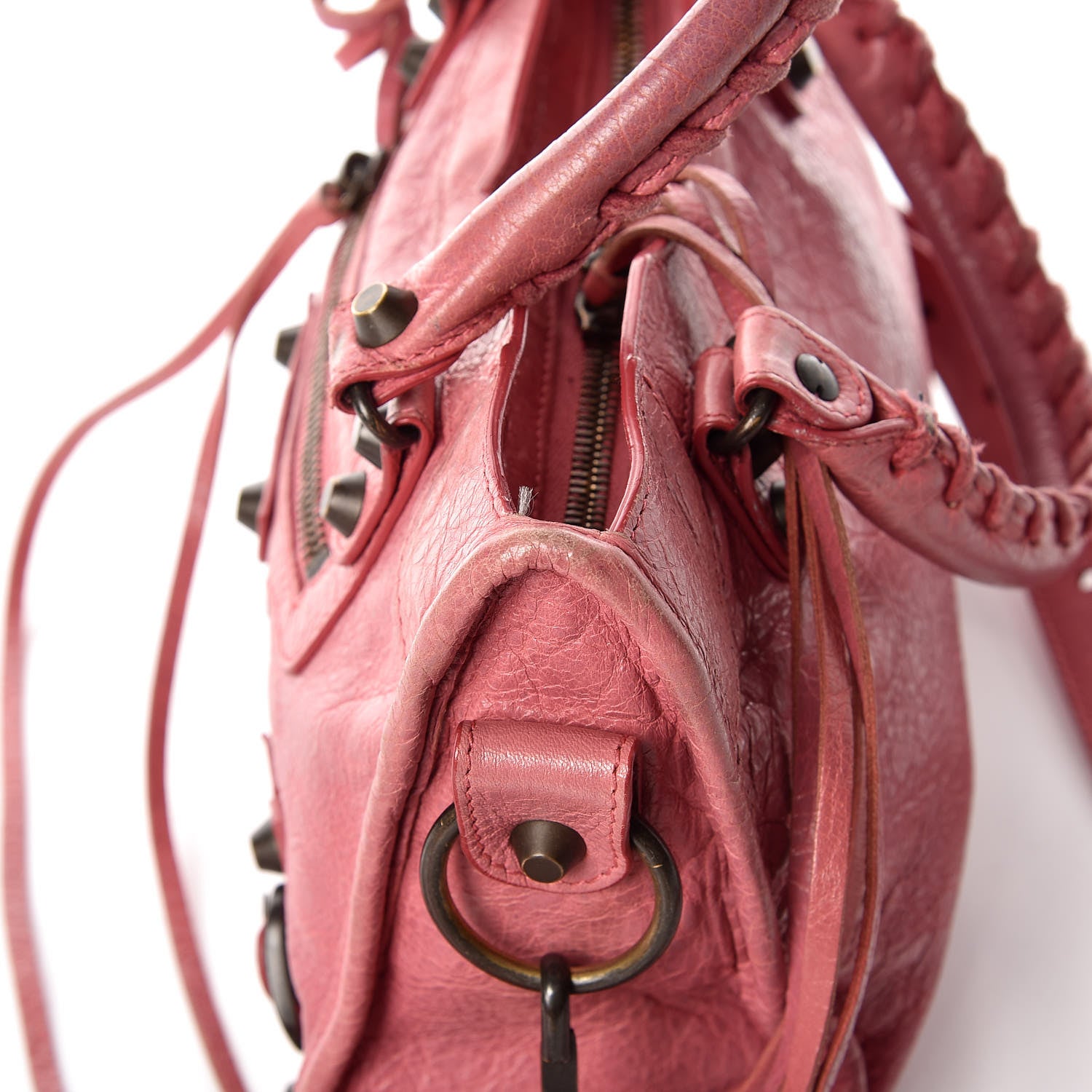 Balenciaga Agneau Classic Hardware Mini City Rose Bombon Raspberry 15 of 26