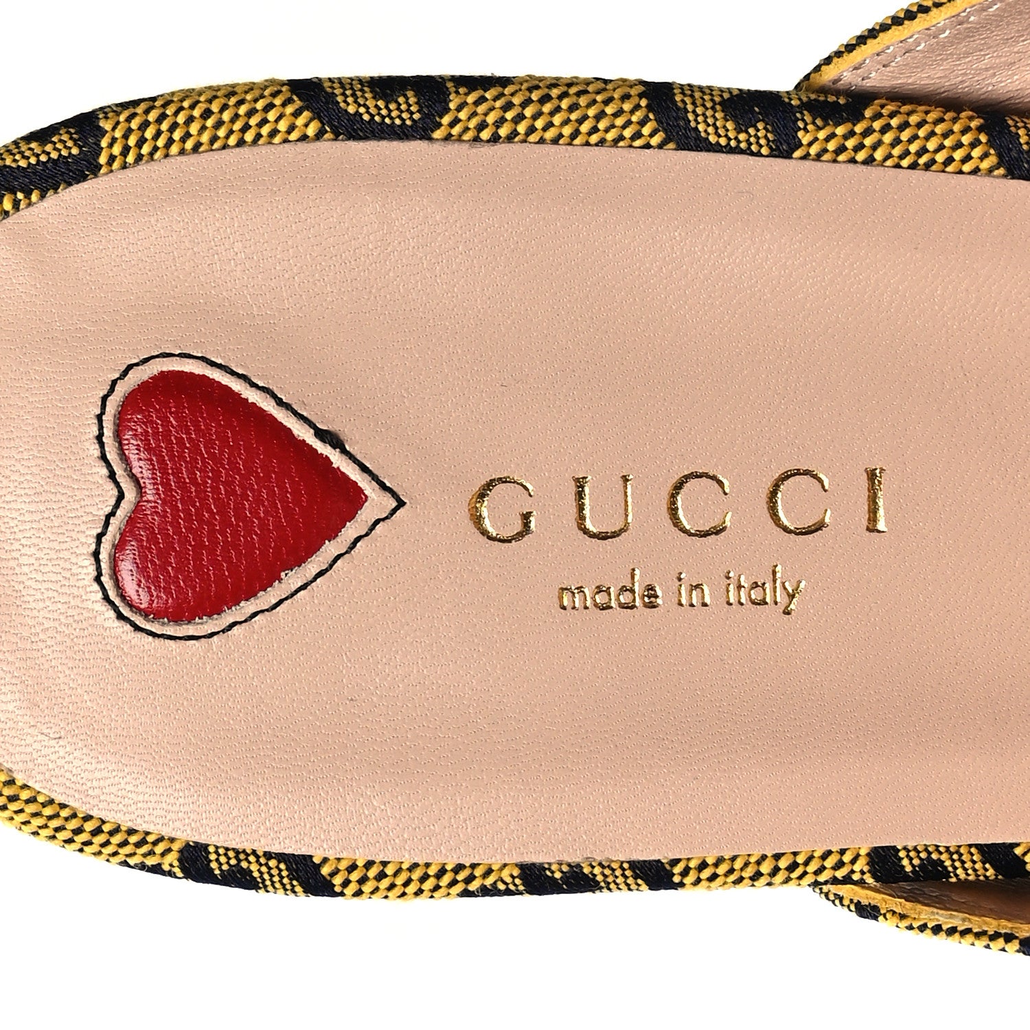 Gucci Monogram Multicolor Malaga Kid Horsebit Womens Princetown Slippers 40.5 Yellow Blue 8 of 9