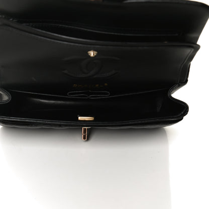 Chanel Lambskin Quilted Small Double Flap Black 5 of 14