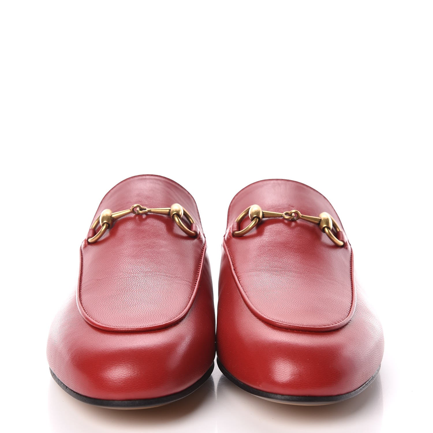 Gucci Malaga Kid Womens Princetown Slippers 35.5 Hibiscus Red 2 of 8