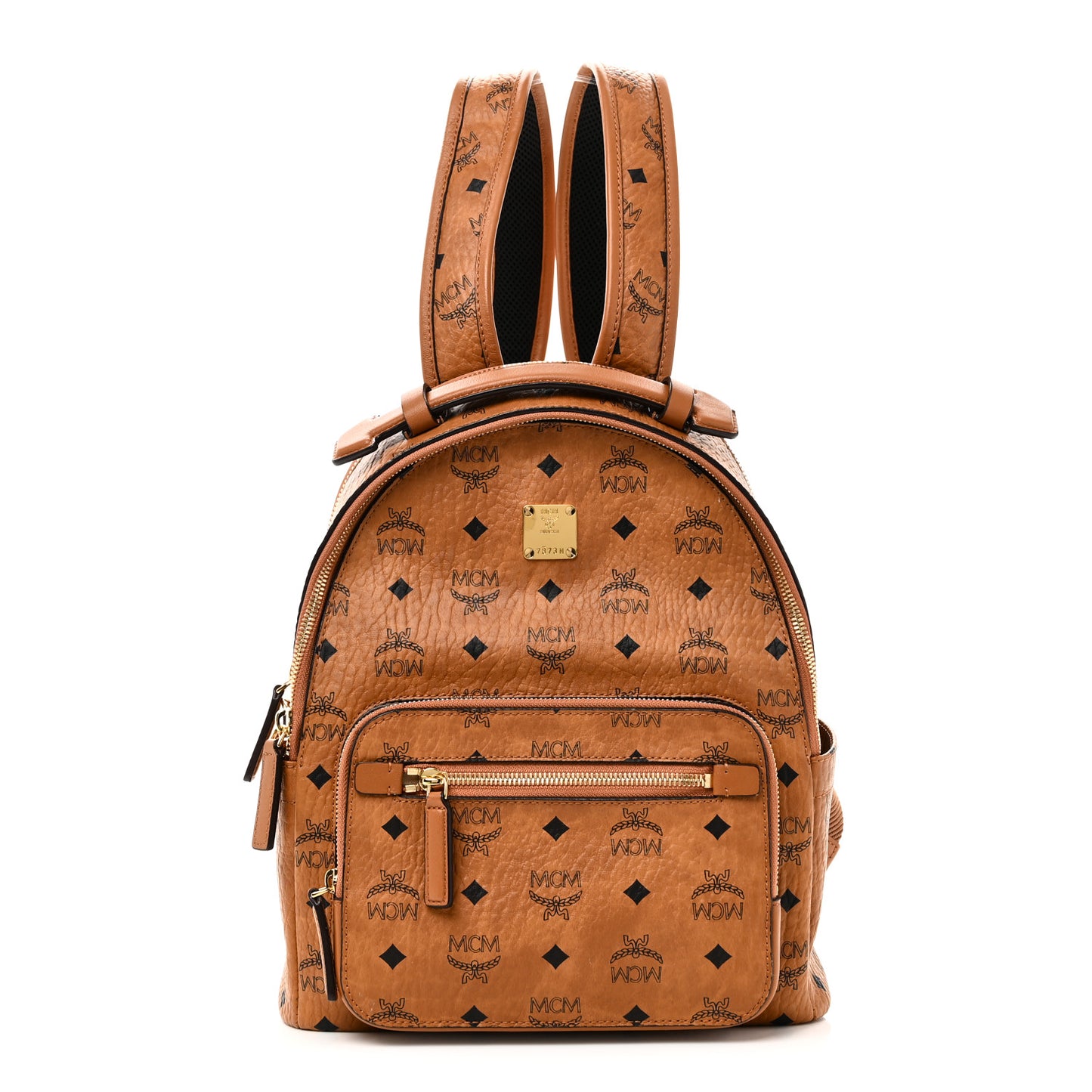 Visetos Mens Medium Stark Backpack Cognac