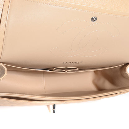 Chanel Caviar Jumbo Double Flap Light Beige 6 of 9