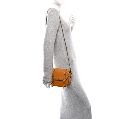 Valentino Garavani Vitello Small Rockstud Satchel Crossbody Bag Light Cuir 2 of 9