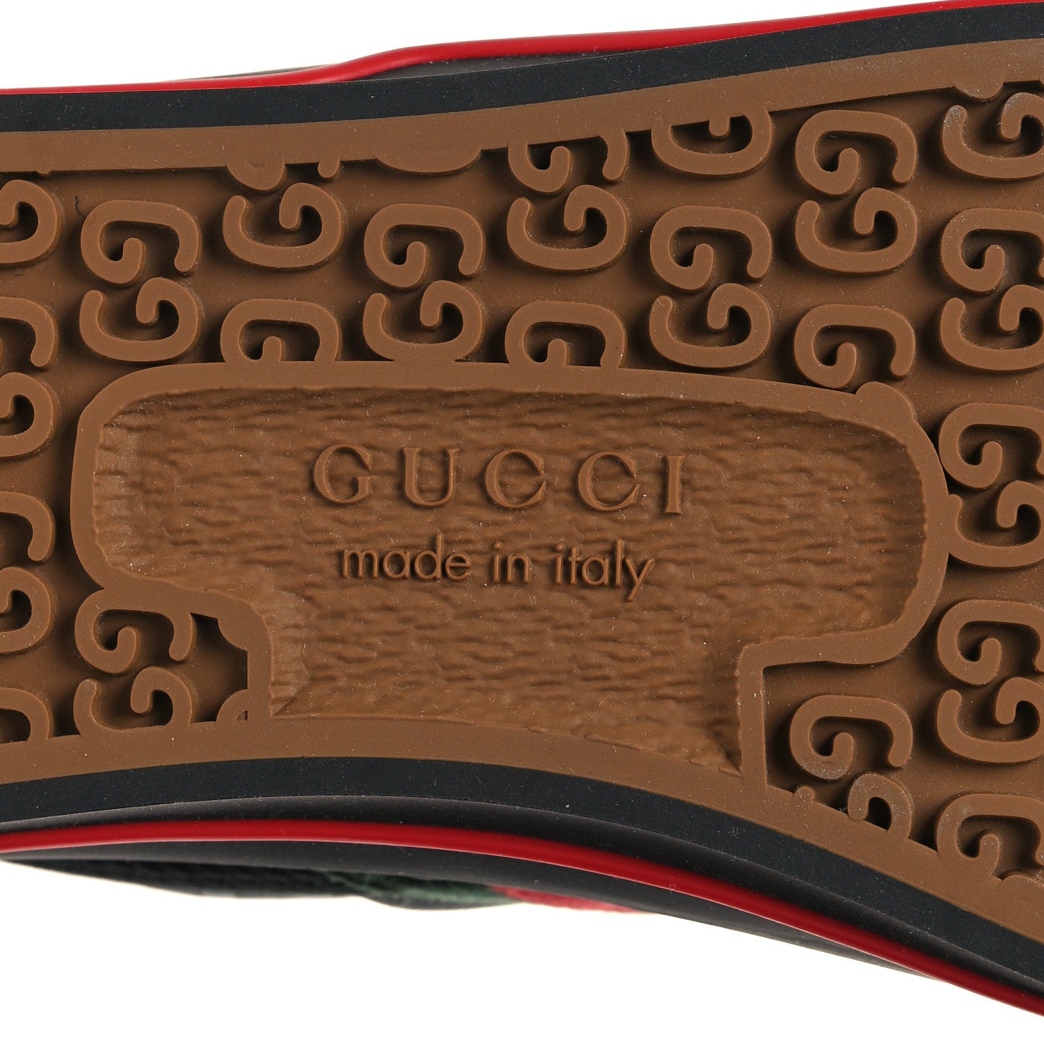 Gucci Econyl Nylon Web Monogram Off The Grid Womens 1977 Tennis High Top Sneakers 35 Black 6 of 8
