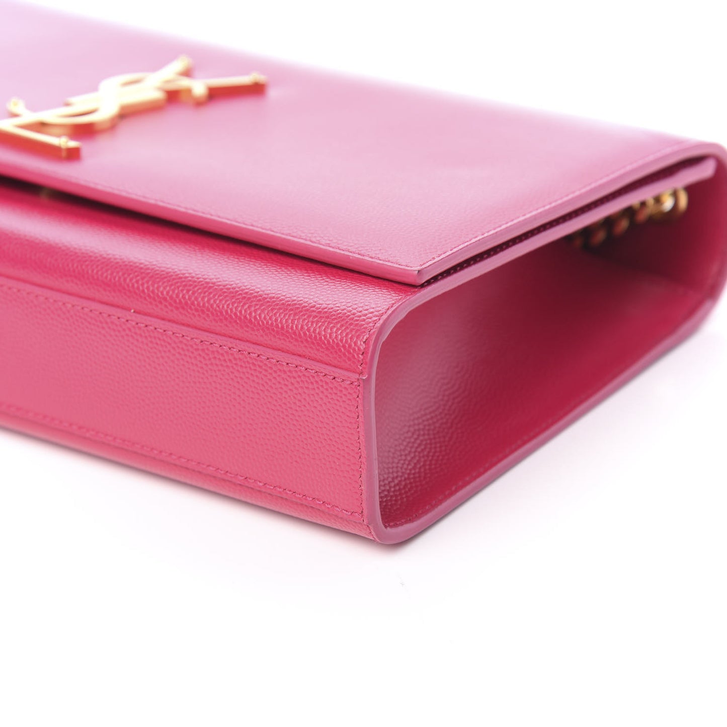 Grain De Poudre Medium Monogram Kate Satchel Lipstick Fuchsia