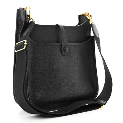 Hermes Taurillon Clemence Evelyne III PM Black 3 of 10