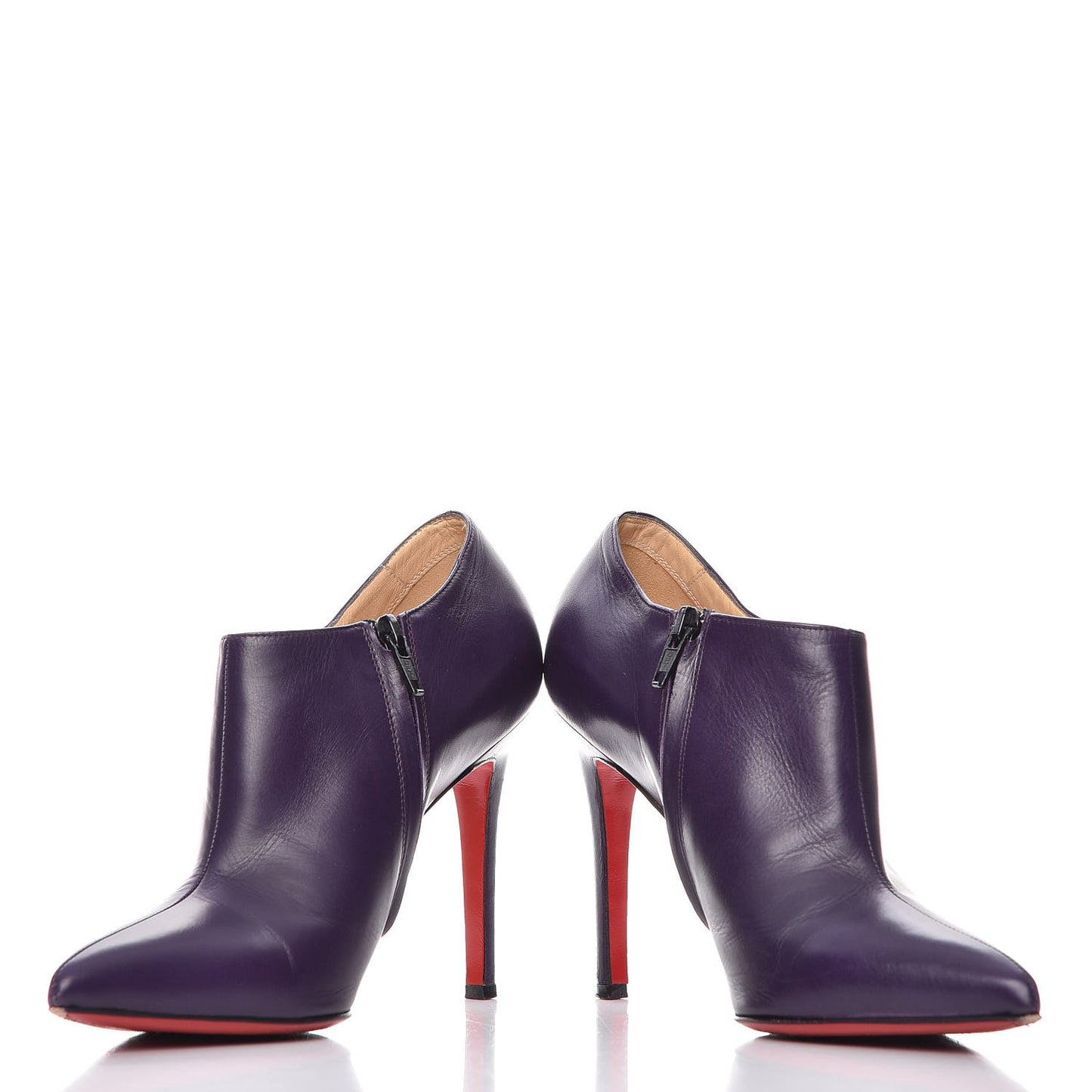 Calfskin Dahlia 100 Ankle Boots 38.5 Black