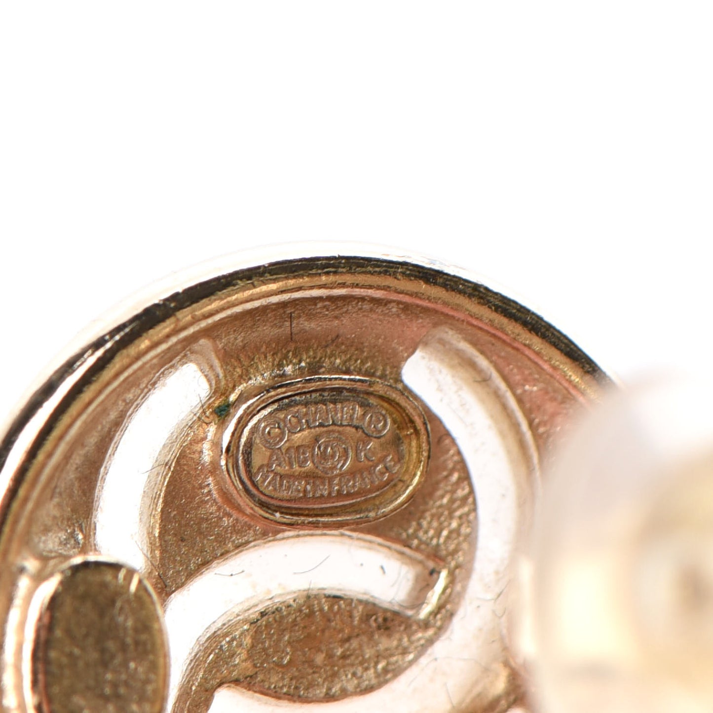 CC Clip On Earrings Gold