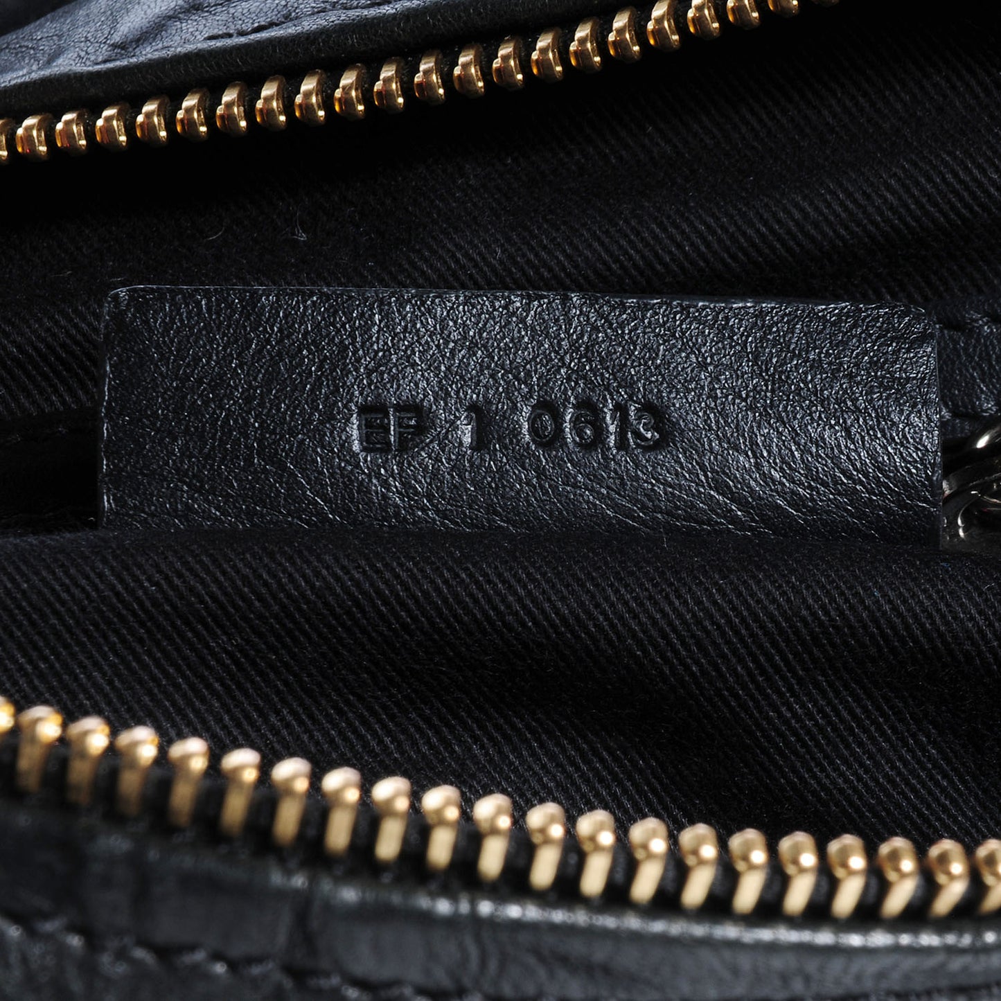 Tumbled Sheepskin Medium Pandora Bag Black