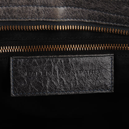Balenciaga Smocked Agneau Classic Hardware City Anthracite 8 of 17