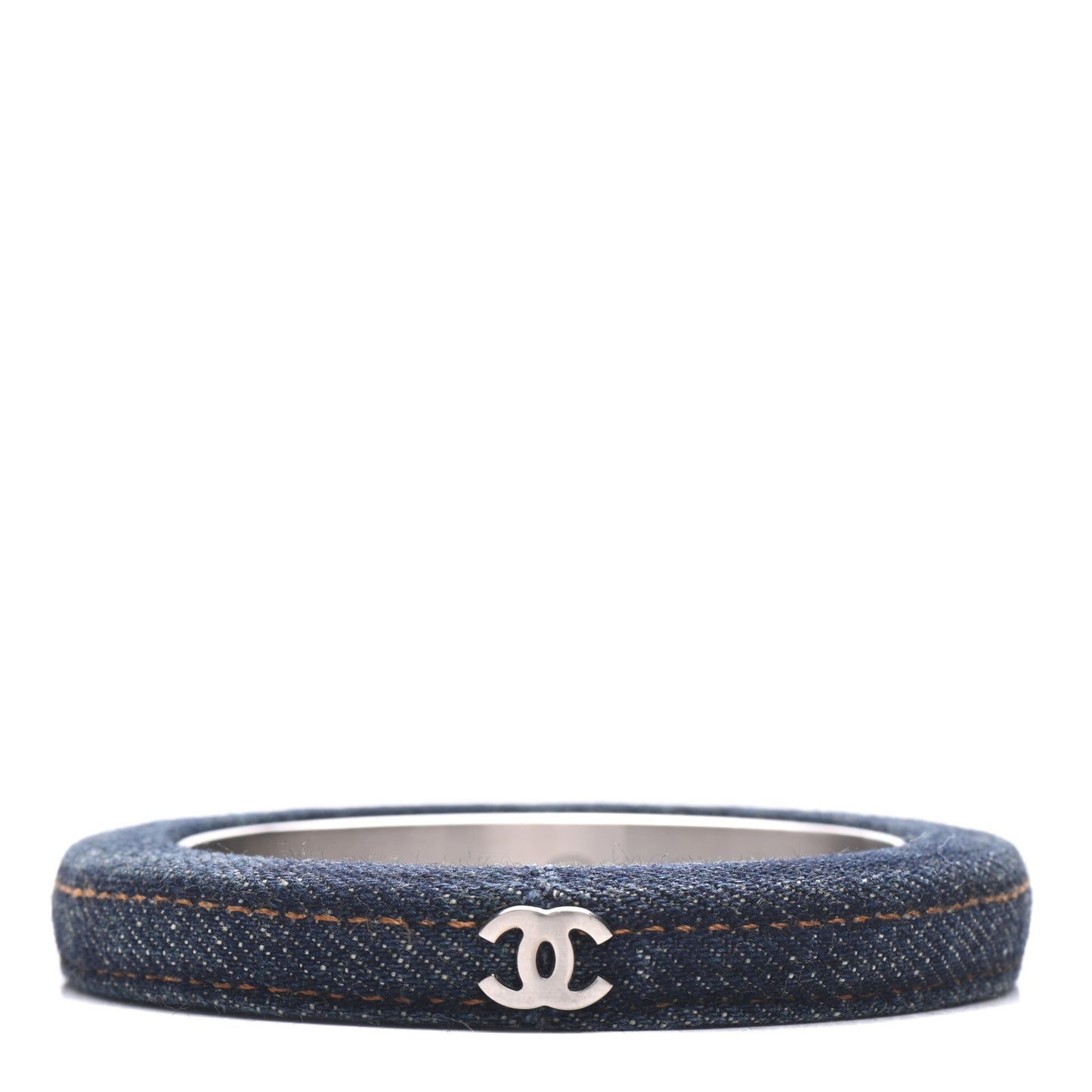 Denim CC Narrow Bangle M Blue