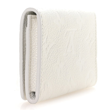 Louis Vuitton Empreinte Monogram LV Ski Business Card Holder Snow 3 of 7