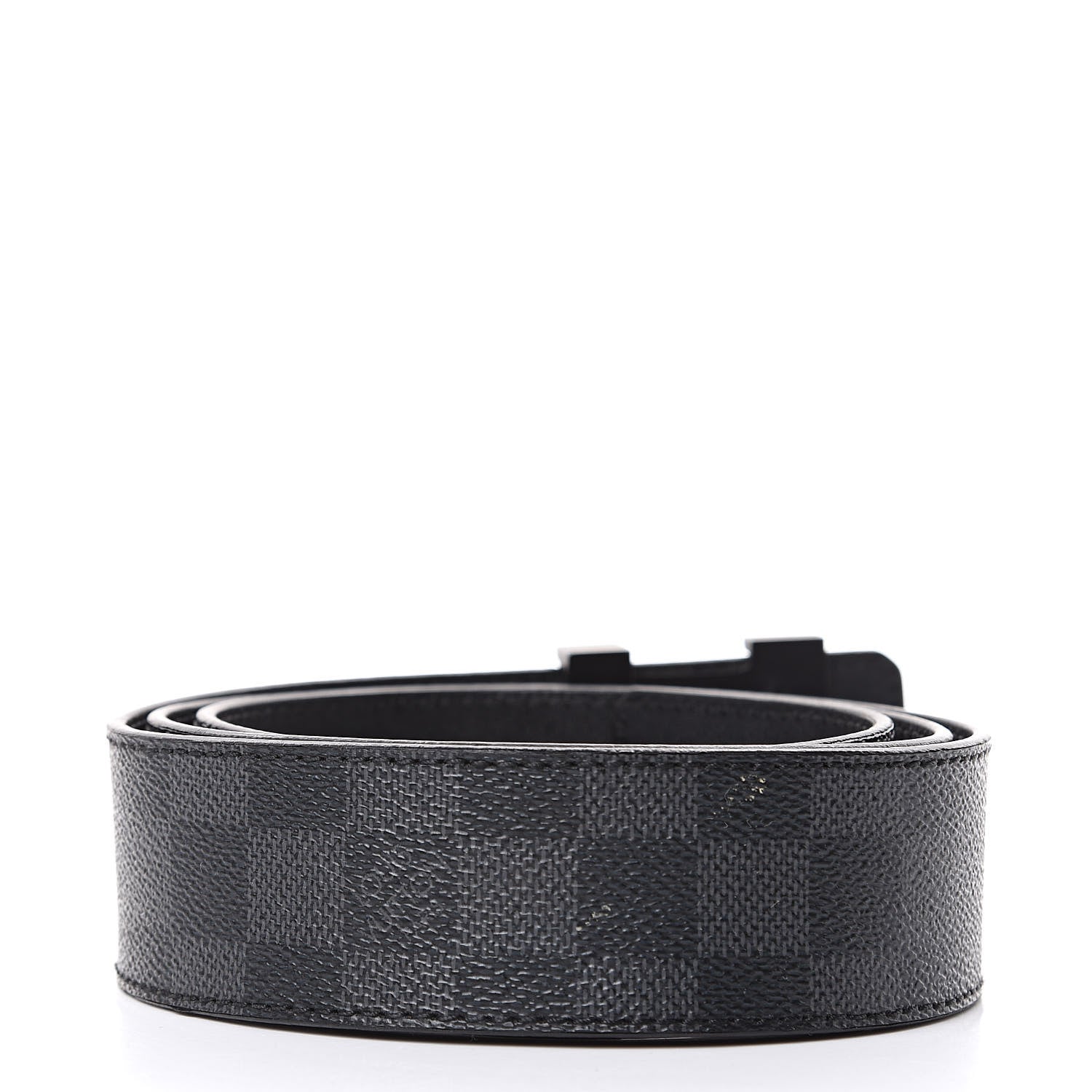 Louis Vuitton Damier Graphite LV Initiales Belt 100 40 3 of 10