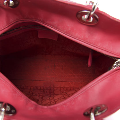 Christian Dior Lambskin Cannage Large Lady Dior Fuchsia 6 of 25