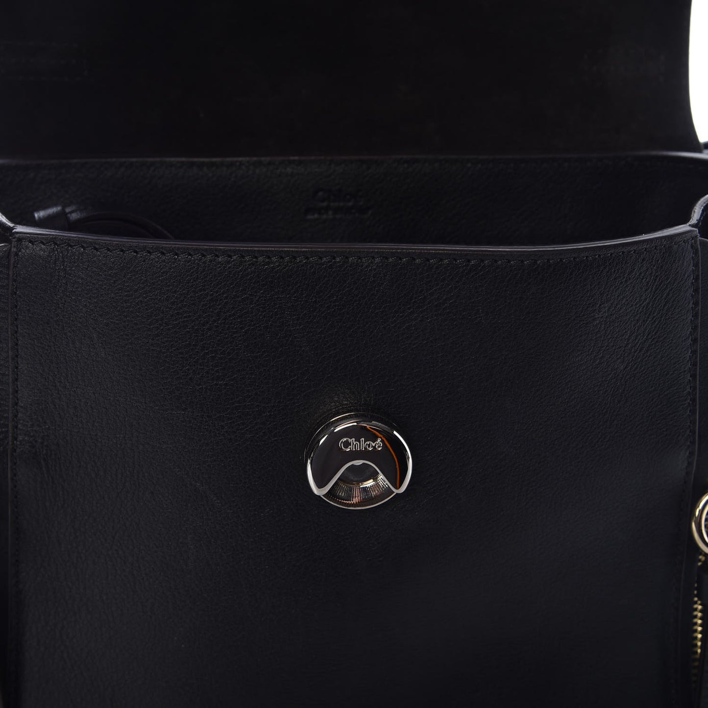 Calfskin Small Faye Day Shoulder Bag Black