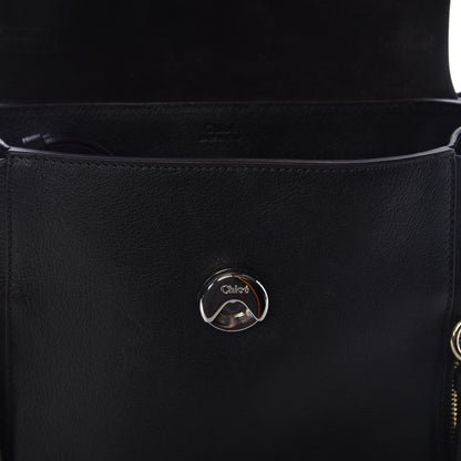 Chloe Calfskin Small Faye Day Shoulder Bag Black 12 of 13