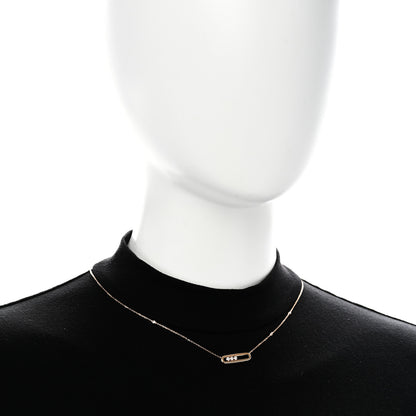 Messika 18K Rose Gold Diamond Baby Move Necklace 2 of 6