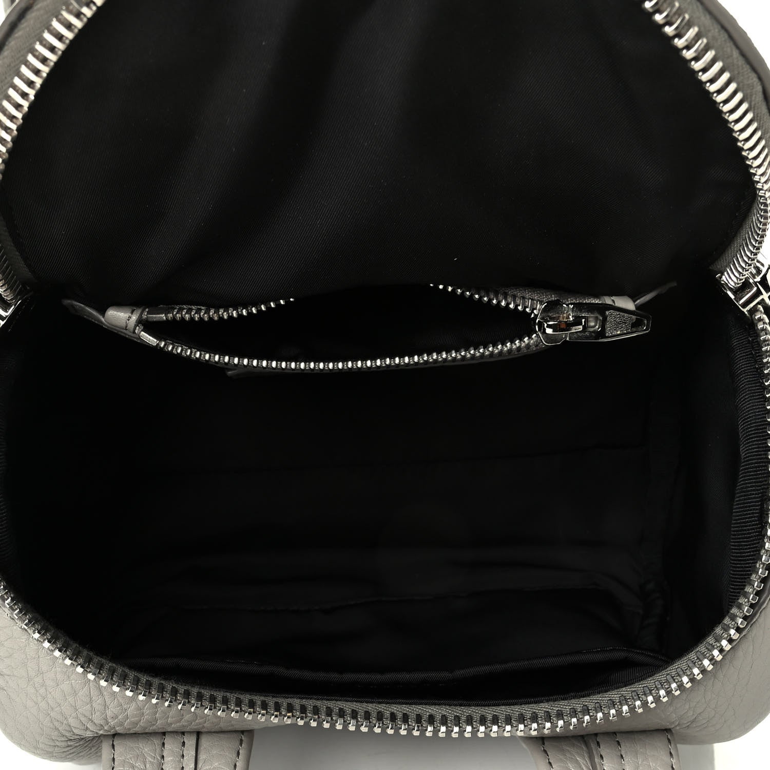 Alexander Wang Pebbled Lambskin Mini Rockie Oyster Pale Silver Hardware 4 of 6