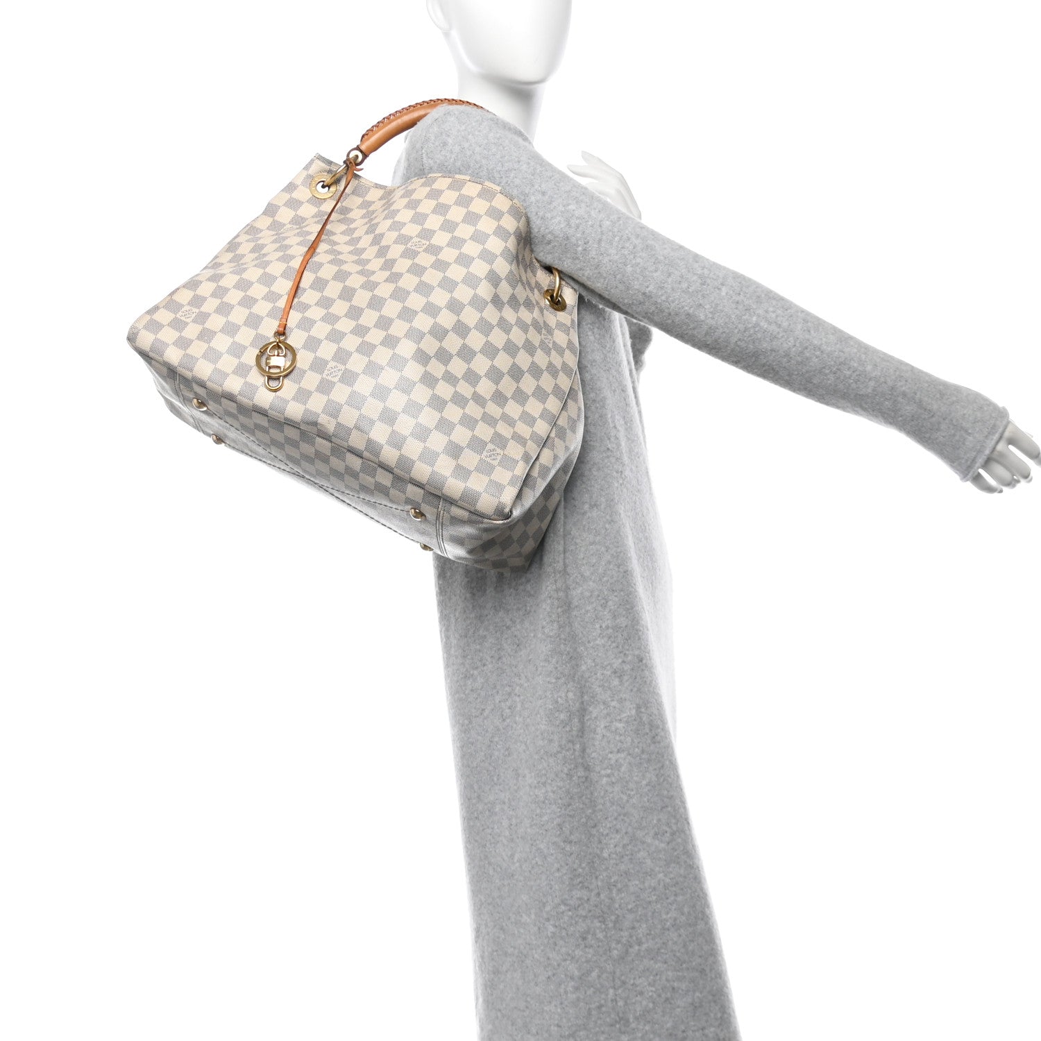 Louis Vuitton Damier Azur Artsy MM 2 of 15