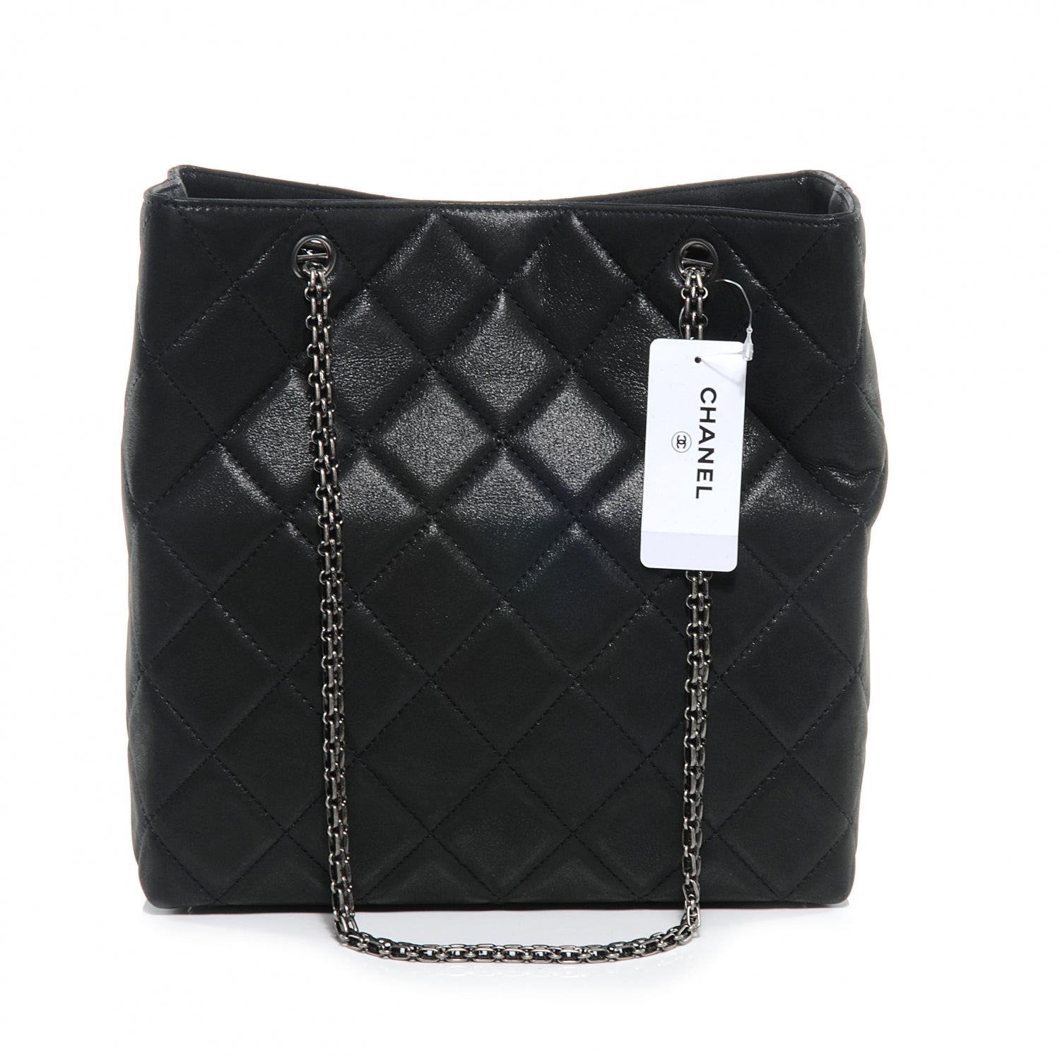 Chanel Iridescent Calfskin Reissue 2.55 Tote Black 4 of 8