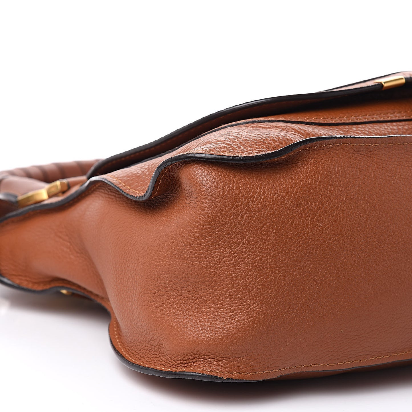 Calfskin Medium Marcie Satchel Tan