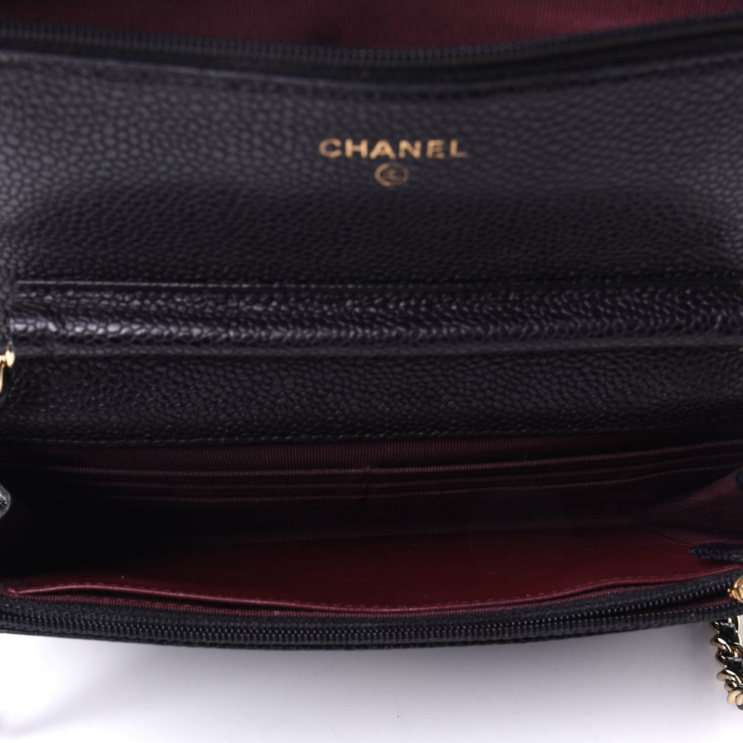 Chanel Caviar Quilted Wallet On Chain WOC Black 3 of 3