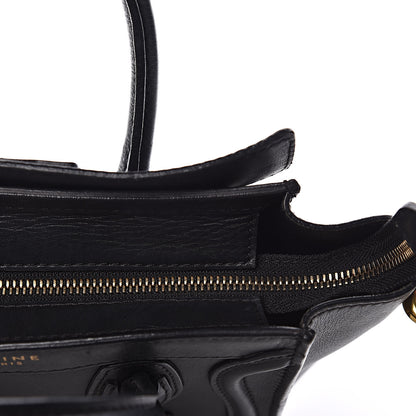 Celine Smooth Calfskin Nano Luggage Black 19 of 24