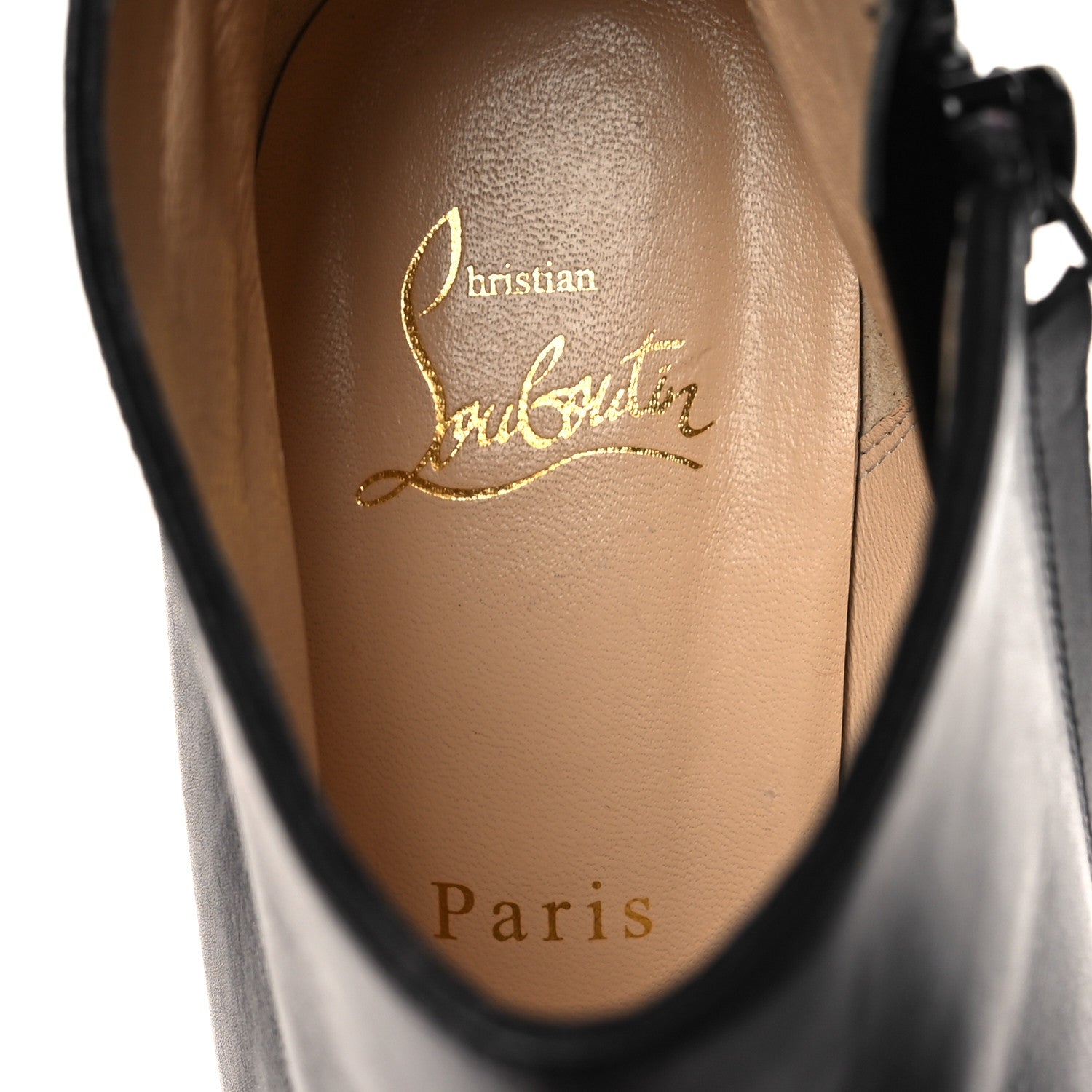 Christian Louboutin Calfskin Dirdibootie 130 Ankle Booties 39 Black 7 of 7