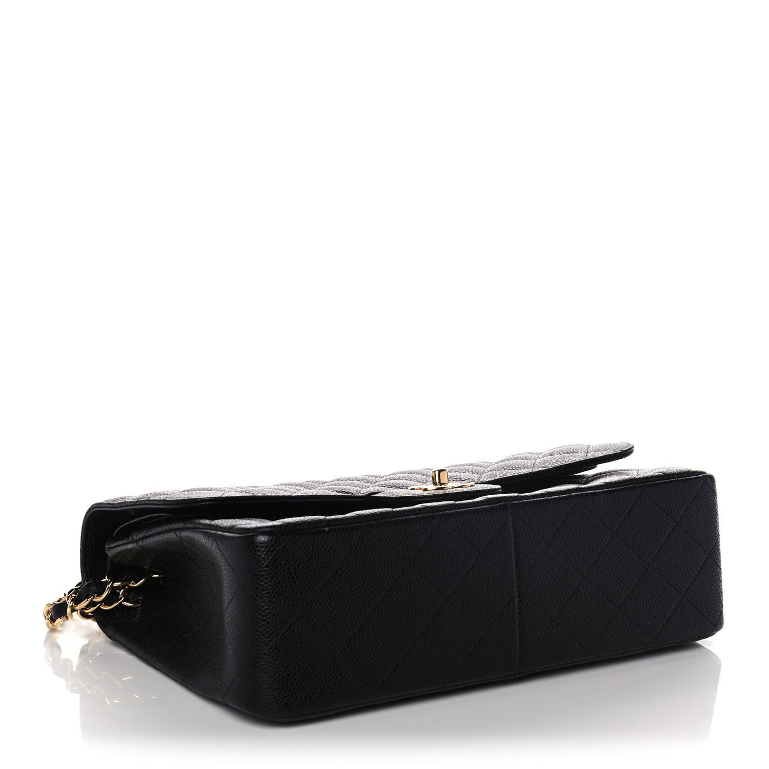 Chanel Caviar Quilted Jumbo Double Flap Black 4 of 14