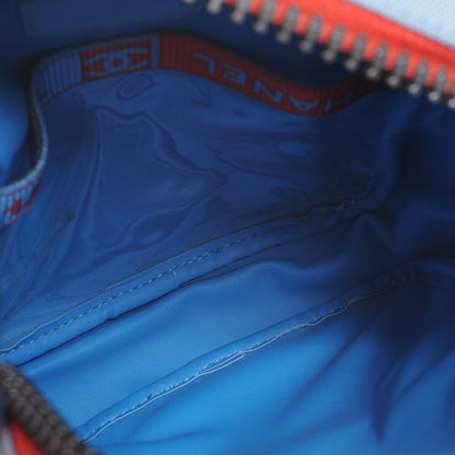 Chanel Nylon Sport Crossbody Blue Red 6 of 7