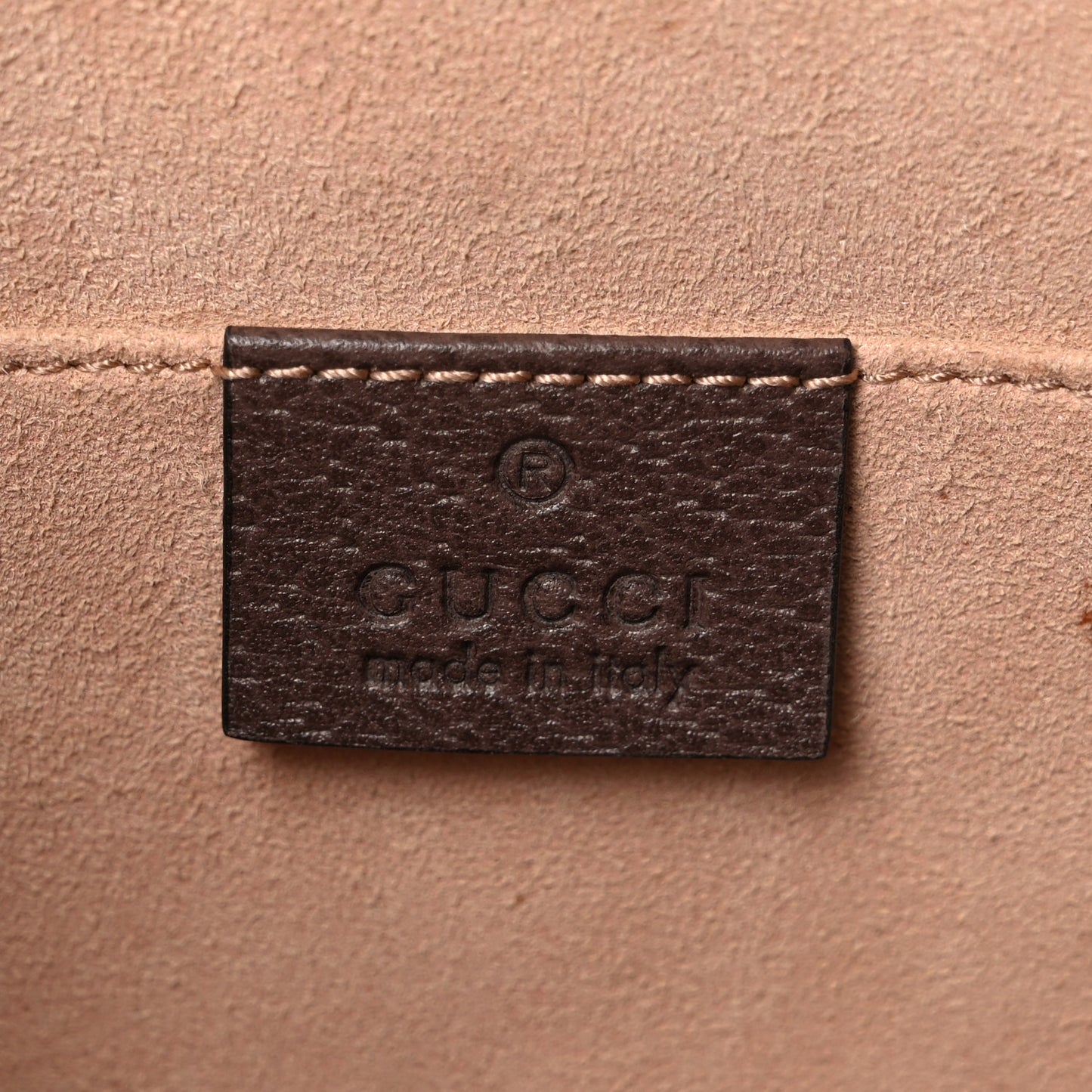 GG Supreme Monogram Web Ophidia Pouch Brown