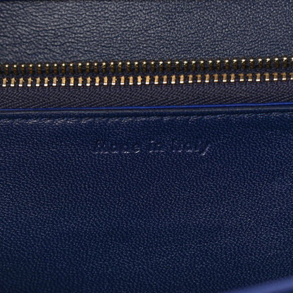 Celine Liege Calfskin Medium Classic Box Flap Bag Indigo 7 of 11