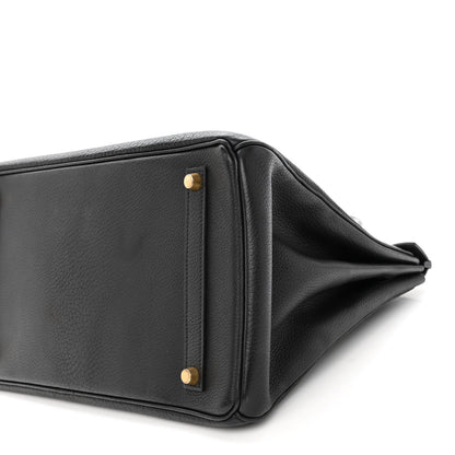 Hermes Fjord Birkin 35 Black 10 of 12
