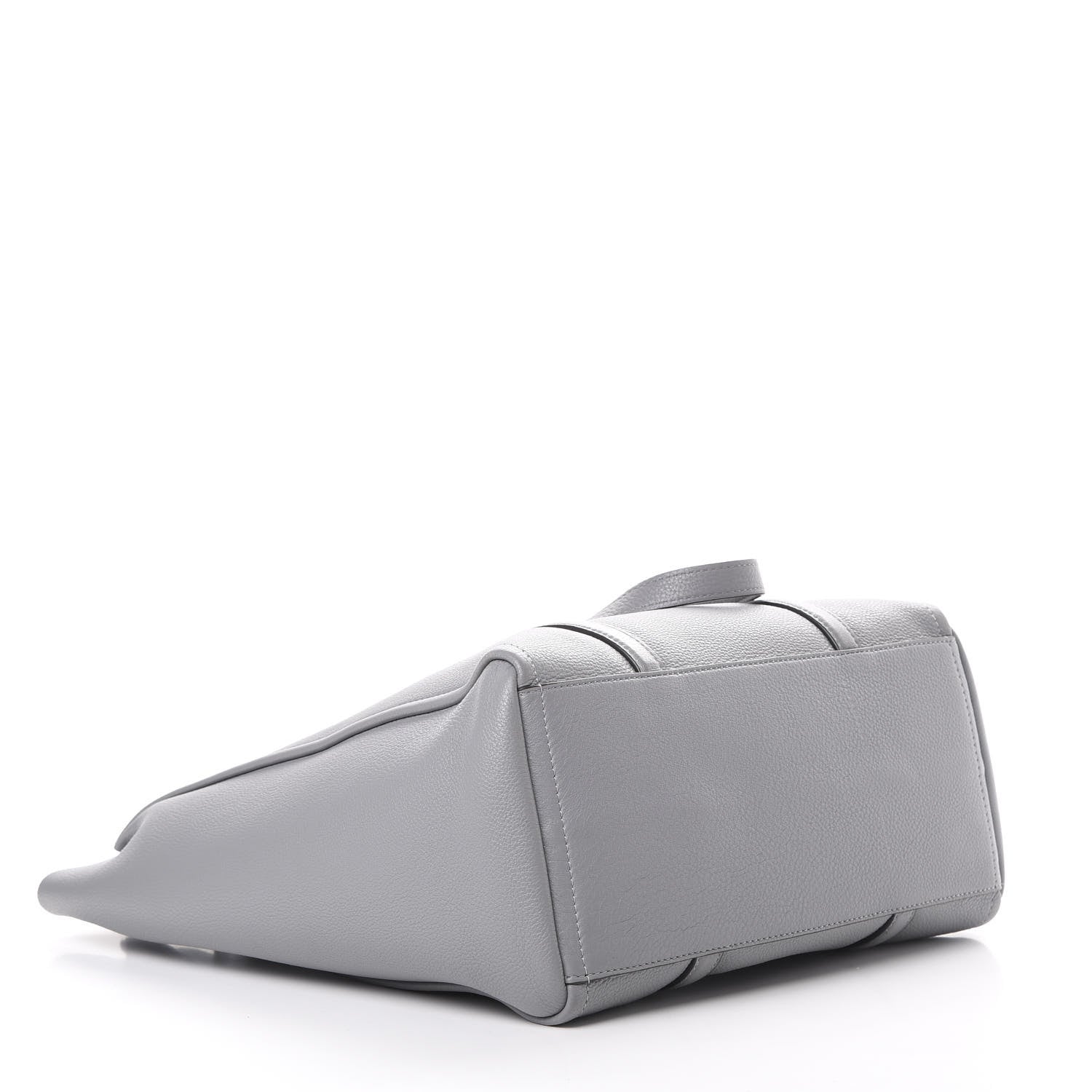 Marc Jacobs Grained Calfskin The Tag Tote Grey 3 of 12