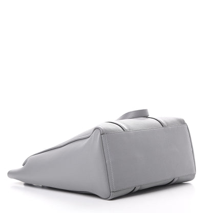 Marc Jacobs Grained Calfskin The Tag Tote Grey 3 of 12