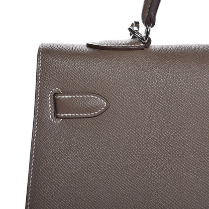 Hermes Epsom Kelly Sellier 35 Etoupe 37 of 39