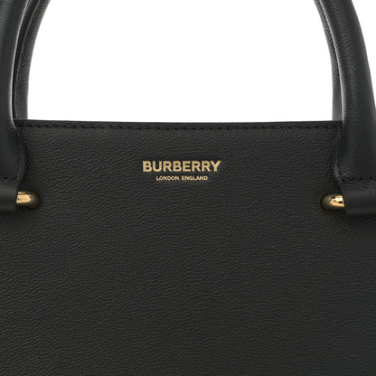 Burberry Calfskin Mega Check Small Banwell Tote Dark 7 of 9