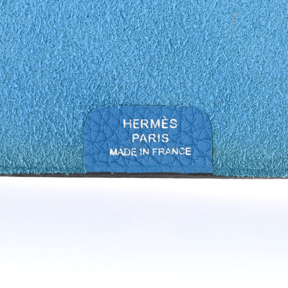 Hermes Togo Ulysse MM Notebook Cover Bleu Zanzibar 6 of 10