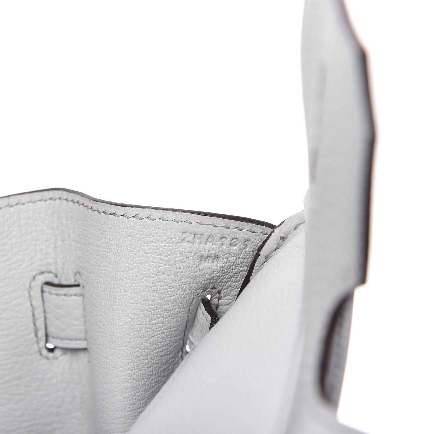 Taurillon Clemence Birkin 30 Bleu Pale