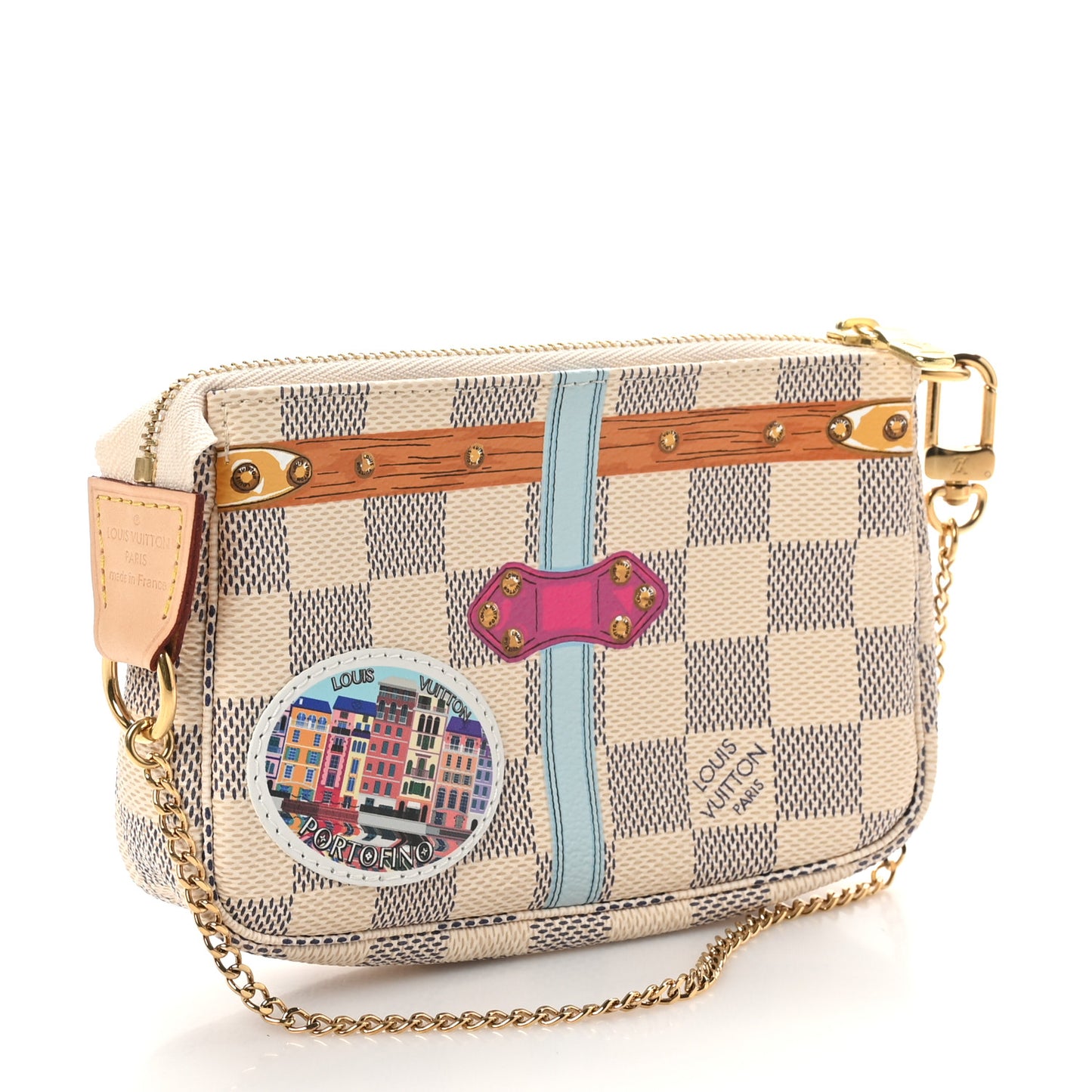 Damier Azur Summer Trunks Portofino Mini Pochette Accessories