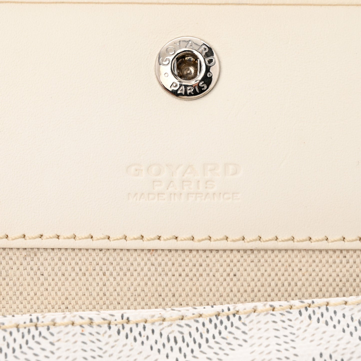 Goyardine Saint Louis PM White