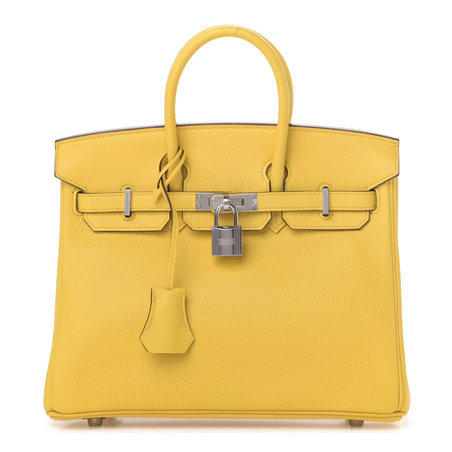 Taurillon Novillo Birkin 25 Jaune De Naples