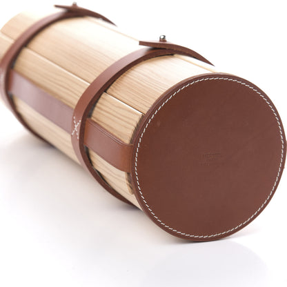 Hermes Ash Wood Bridle Calfskin Strike Skittle Game Set Brique 5 of 10