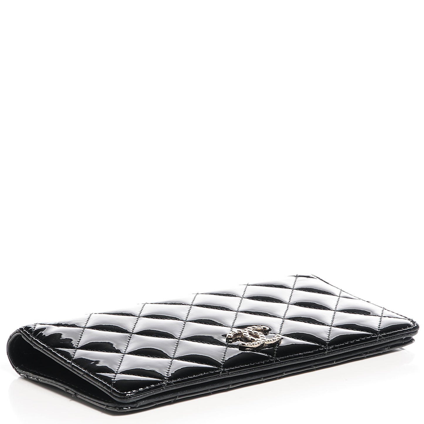 Patent Brilliant Yen Wallet Black