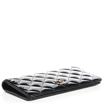 Chanel Patent Brilliant Yen Wallet Black 4 of 8