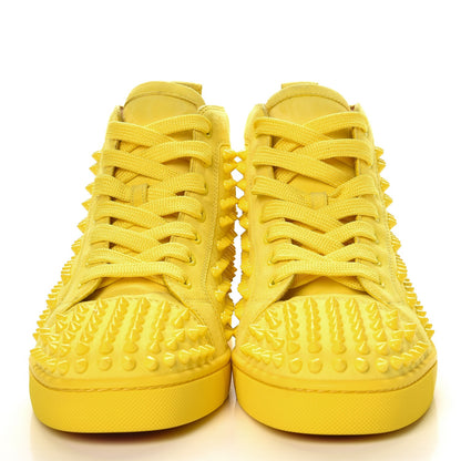 Christian Louboutin Mens Suede Louis Spikes Flat Sneakers 39.5 Sun 3 of 12