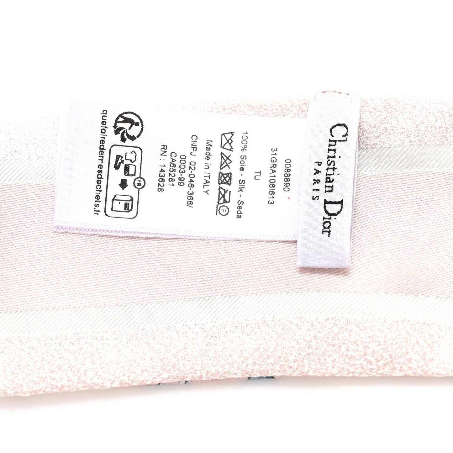 Silk Twill D-Floral Mitzah Scarf Pink Blue